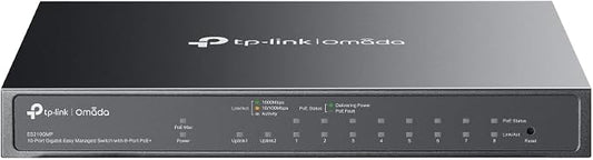 TP-Link Omada 8 Port Gigabit Easy Managed, PoE Switch, 123W Budget, PoE+ - Image 2
