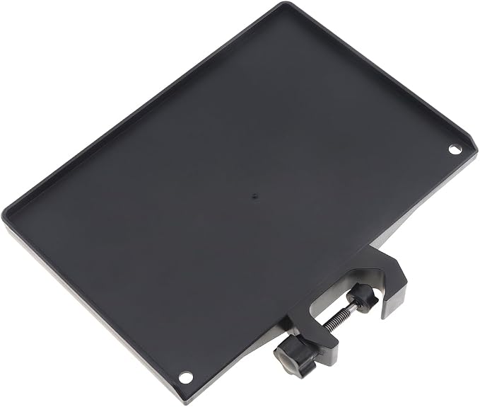 RTNLIT Microphone Stand Tray, Clamp On Firm Rack Tray Holder by RTNLIT