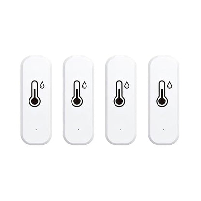 Zigbee Temperature and Humidity Sensor, 4 Pack, Smart Home Compatible, Zigbee by Besisglas