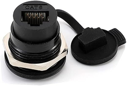 PENGLIN 5PCS RJ45 Panel Mount Connector, Double Head CAT6/5e /5 Ethernet LAN - Image 7