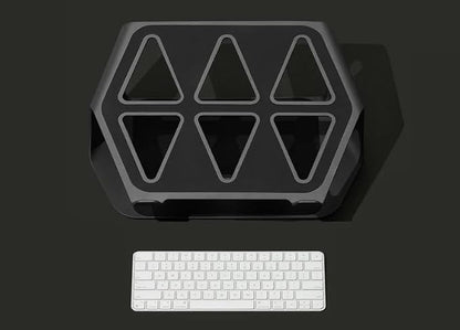 NUMIN Facet Laptop Station Red | Laptop Tabletop Stand Tall Height Ventilated | - Image 7