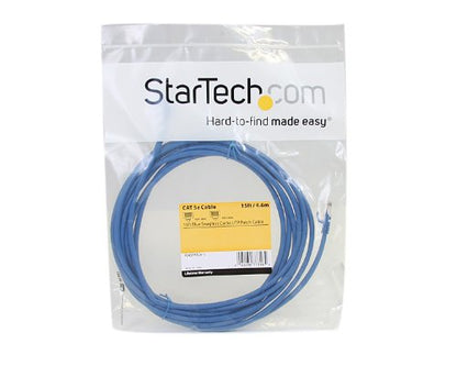 15 Ft Blue Snagless Cat5 Utp Patch Cable - Image 3