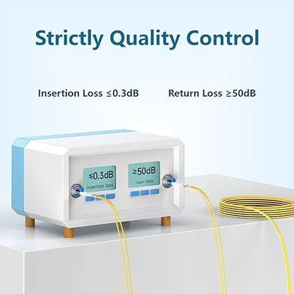 Yonwide Single Mode Fiber Lc to Lc 10m, Os2 Single Mode Fiber Patch Cable Duplex - Image 5