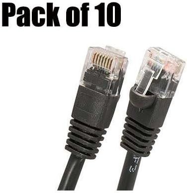 iMBAPrice 1' Cat5e Network Ethernet Patch Cable, 10 Pack - Image 2