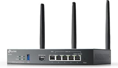 TP-Link ER706W Omada Gigabit AX3000 WiFi 6 VPN Router | 1x USB 3.0 Support USB by TP-Link
