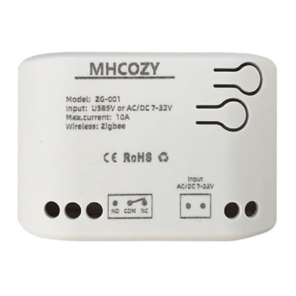 Smart Home Dry Contact Zigbee Relay Switch, Remote Control Zigbee Switch by MHCOZY