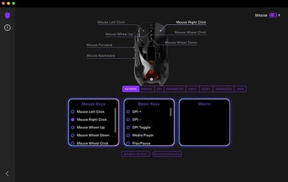 AM Infinity Gaming Wireless Mouse, 49g Metal Ultralight Hollow Design, 30000 - Image 6