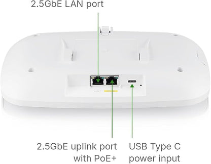 Zyxel WiFi 6 AX5400 Access Point | Dual 2.5GbE LAN Ports | Dual-Radio, Smart - Image 3