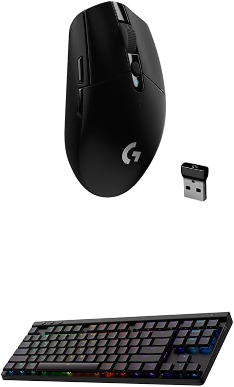 Logitech G305 Lightspeed Wireless Gaming Mouse + G515 TKL Wireless Gaming by LogitechG