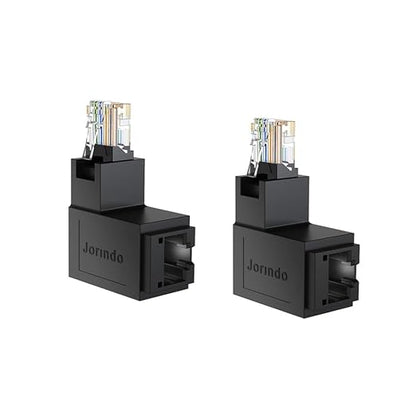 2PCS RJ45 Male to Female Adapter by Strhowill