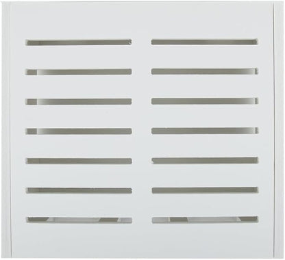 White Plastic Router Storage Box, Wall Mount Cable Organizer - Image 3