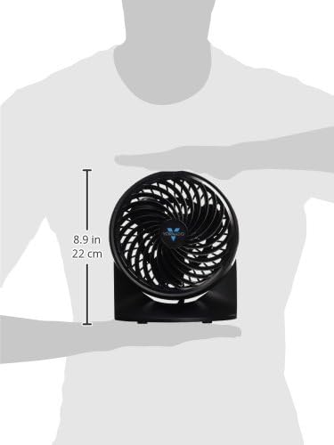 Vornado 133 Small Room Air Circulator Fan, 2 Speeds, Adjustable Head, Table Fan - Image 8