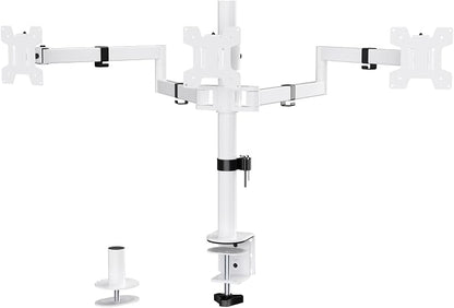 WALI Triple Monitor Mount, Three Monitor Desk Mount Fits 13-27in Screens by WALI