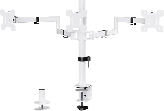 WALI Triple Monitor Mount, Three Monitor Desk Mount Fits 13-27in Screens by WALI