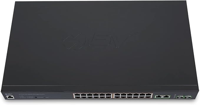 BV-Tech 24-Port Gigabit PoE+ Managed Switch - Image 4