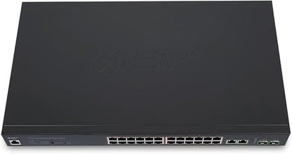 BV-Tech 24-Port Gigabit PoE+ Managed Switch - Image 4