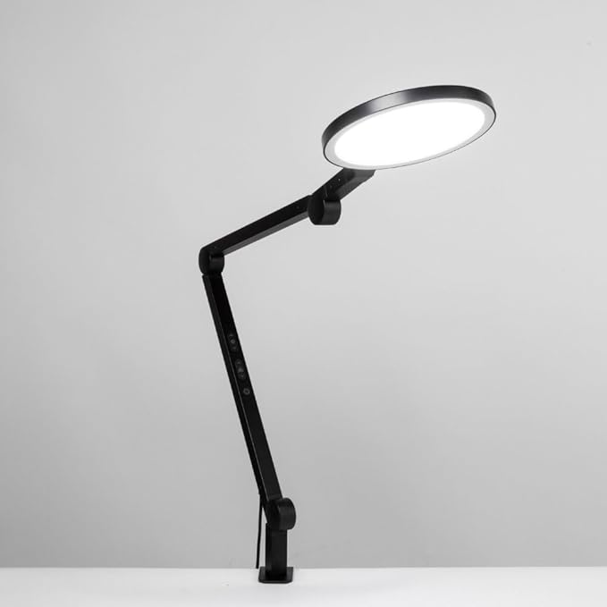 LUME CUBE Edge Light 2.0 LED Black Desk Lamp | Dimmable Home Office Desk Light - Image 3