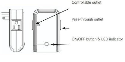 Eaton Wiring Z-Wave Plus Wireless ON/Off Plug-in Module, 2 Outlet, Indoor Smart - Image 2