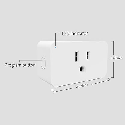 Minoston 800 Series Z-Wave Plug Dimmer Smart Plug-in Outlet, Built-in Repeater - Image 8