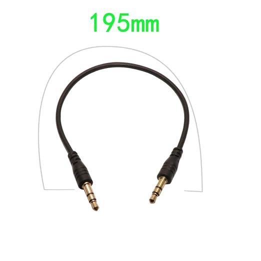 3.5mm Male to Male Audio Cable, 195mm Length - Image 5