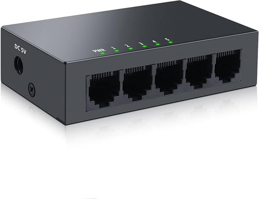 SODOLA 5 Port Gigabit Ethernet Switch|Mini Metal Housing by SODOLAPoENETWORKS