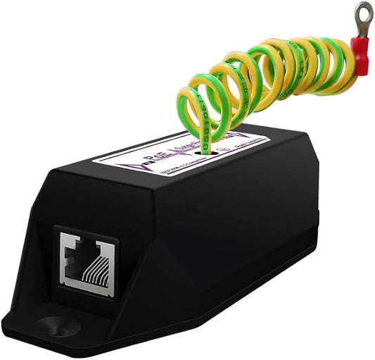 Gigabit PoE+ Ethernet Surge Protector 10KV Lightning Suppressor LAN Network by HYN%40NET