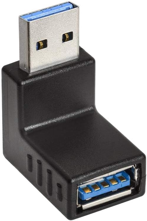 Cmple - [10 Pack 90 Degree USB 3.0 Male to Female Adapter Up Right Angle USB A - Image 2