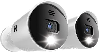 Night Owl Wired 4K UHD Indoor/Outdoor Add On Spotlight Cameras by NightOwl