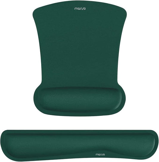 MOSISO Wrist Rest Support for Mouse Pad & Keyboard Set, Ergonomic Mousepad by MOSISO