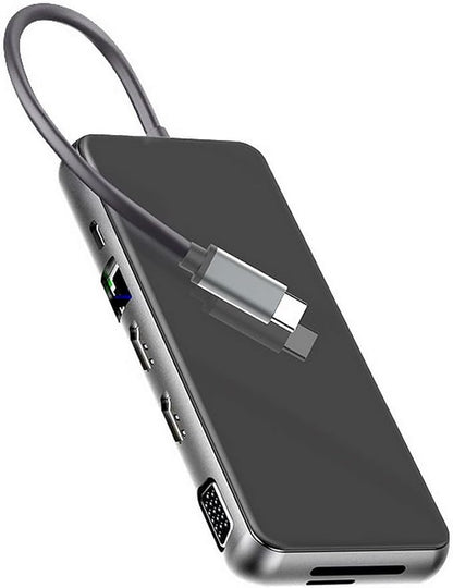 Generic 12 in 1 USB C Laptop Docking Station, Dual Monitor, 4K by Unknown