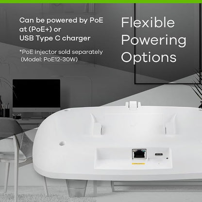 Zyxel WiFi 7 BE6500 Wireless Dual-Radio Access Point | PoE+ or USB Type C - Image 7