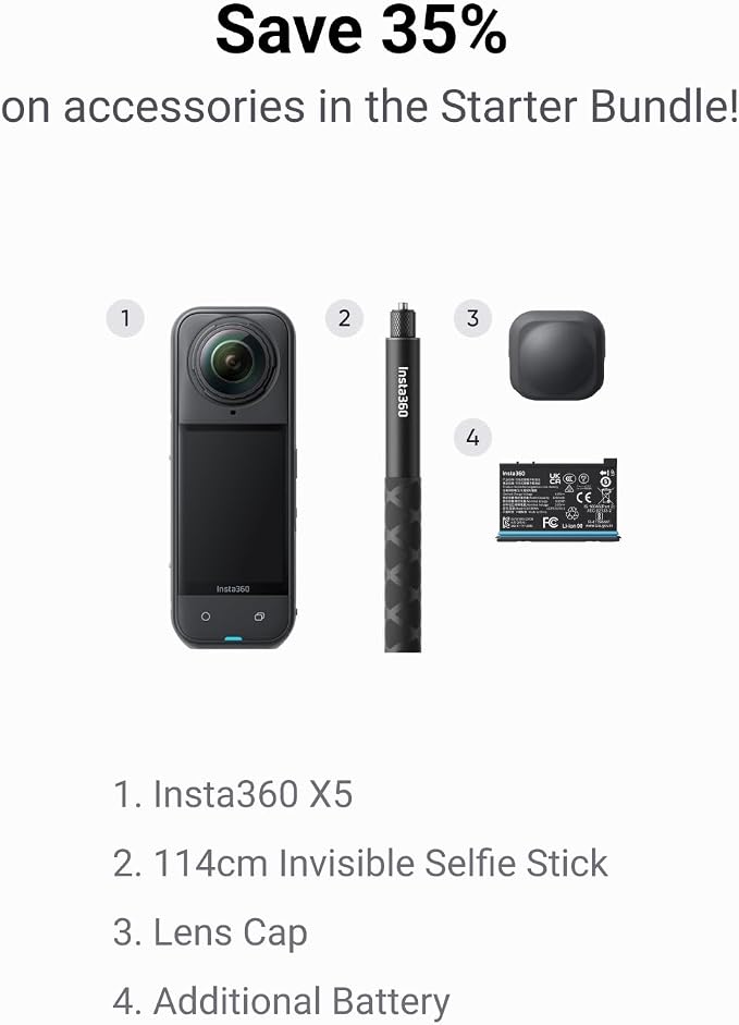 Insta360 X5 Starter Bundle - Image 2