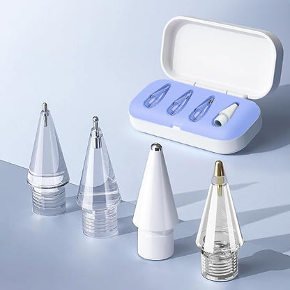 4Pack Replacement Pencil Tips for Apple Pencil Pro, Upgraded Pencil Tips Fit by Meeaja