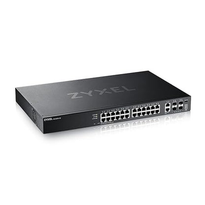 Zyxel 24-Port Gigabit Switch | Nebula Cloud Managed/L3 Access | 6X 10G Uplink by ZYXELNETWORKS