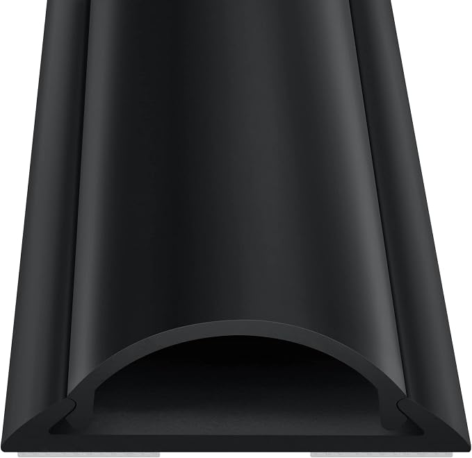 ZhiYo Cord Hider Floor 68in, Rigid PVC Floor Cord Cover, Hard PVC Floor Wire by ZhiYo