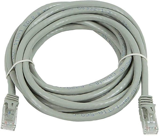 Monoprice Cat5e 14ft Gray Patch Cable UTP 24AWG 350MHz Pure Bare Copper - Image 2