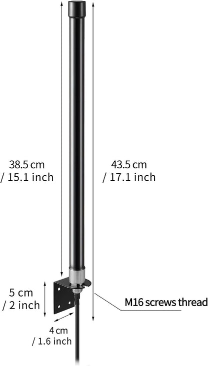 10dBi Long Range Dual Band WiFi 2.4GHz 5GHz Fiberglass Antenna - Image 2