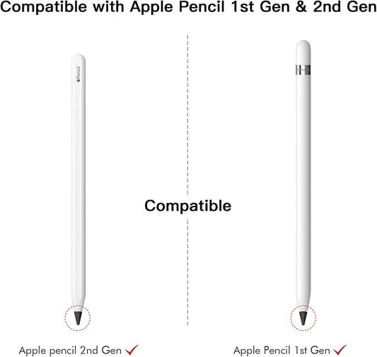 MEKO 4 Pack Replacement Tips for Apple Pencil 1st Gen & 2nd Gen, Pen Nibs for - Image 2