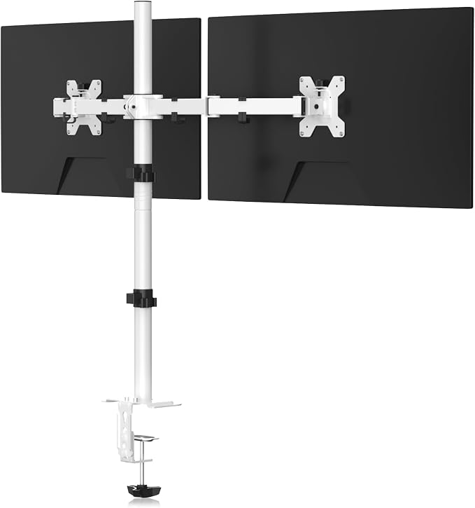 Suptek Dual LED LCD Monitor Stand up Desk Mount Extra Tall 31.5" Pole Heavy by suptek