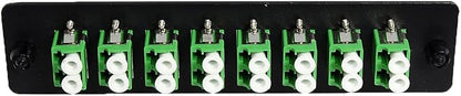 RiteAV LGX Footprint Fiber Optic Cable LC Adapter Patch Panel 8 Ports Loaded - Image 3