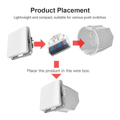 GLEDOPTO ZigBee 3.0 Triac AC Dimmer Switch Mini LED Dimmable Switch 400W Max - Image 5