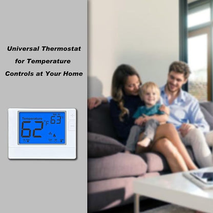 Multi Stage Thermostat for Home Cooling and Heating, 2 Heat/2 Cool, Super Clear - Image 7
