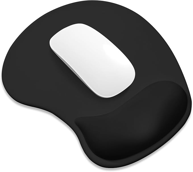 ITNRSIIET Ergonomic Mouse Pad, Cushioned Gel Wrist Rest, Non-Slip Base by +ITNRSIIET