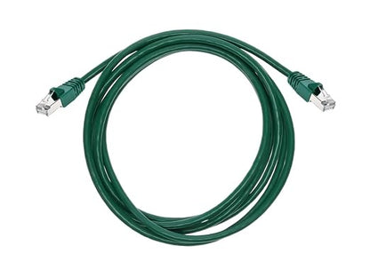 Monoprice Cat6A 10ft Green Patch Cable Double Shielded 26AWG 10G Pure Bare - Image 4
