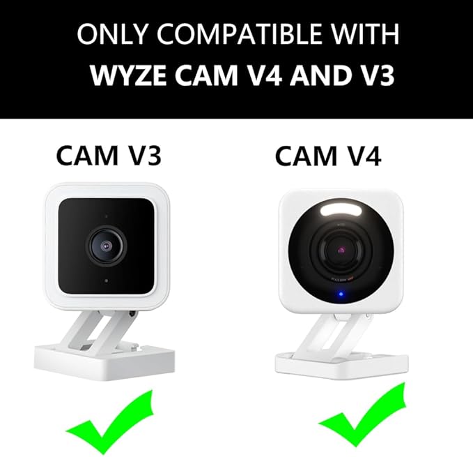 Teccle Angled Window Mount for Wyze Cam v4 OG, 20 Degrees Tilt, Through Window - Image 2