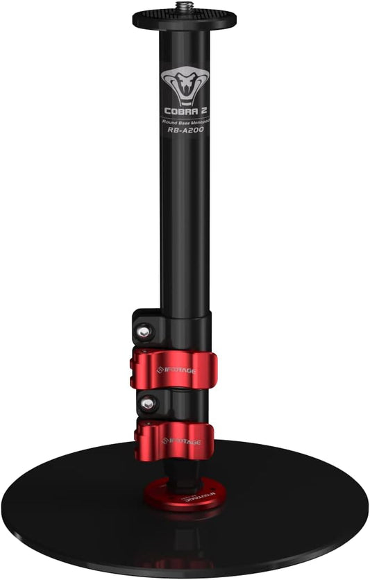 IFOOTAGE Cobra RB-A200, Round Base Monopod, Professional Camera Aluminium by IFOOTAGE