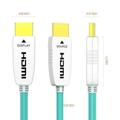 RUIPRO 8K Fiber Optic HDMI Cable 33 Feet 48Gbps 8K60Hz 4K120Hz Dynamic HDR eARC - Image 7