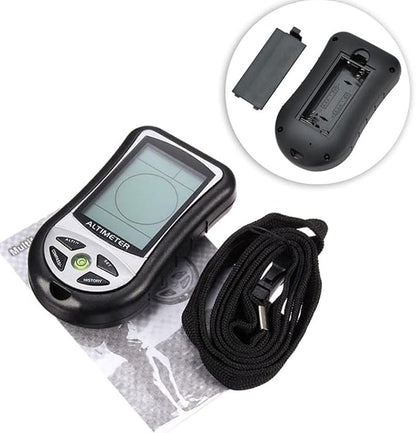 Multi Function Altimeter, 8 in 1 Digital Compass, Thermometer, Hiking Safety - Image 8
