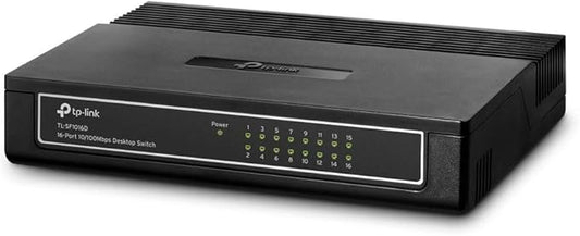 TP-Link 16 Port 10/100Mbps Fast Ethernet Switch, Desktop or Wall-Mounting - Image 2