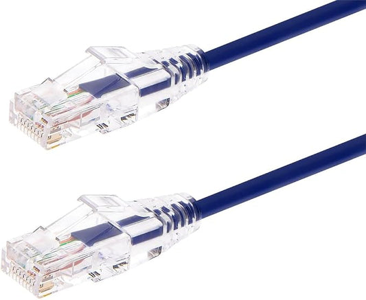 Monoprice Cat6 5ft Purple Component Level Patch Cable UTP 28AWG 550MHz Pure by Monoprice